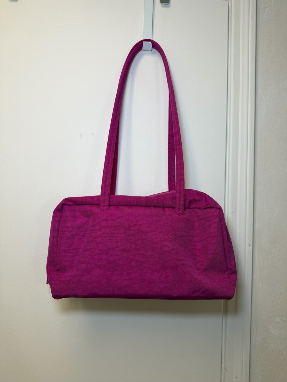 baggu bowler bag color fuscia